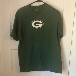 Reebok Green Bay Packer and Aaron Rodgers Short Sleeve Tee